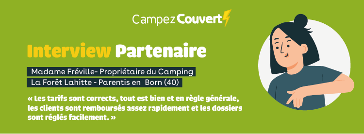 Interview partenaire - Camping la forêt lahitte - Campez couvert