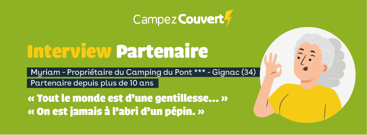 Interview partenaire - Camping du pont - Campez couvert